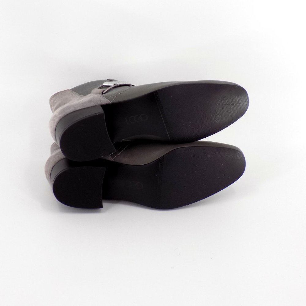 LOGO by Lori Goldstein Silver and Gray Ankle Boots - Picture 13 of 13